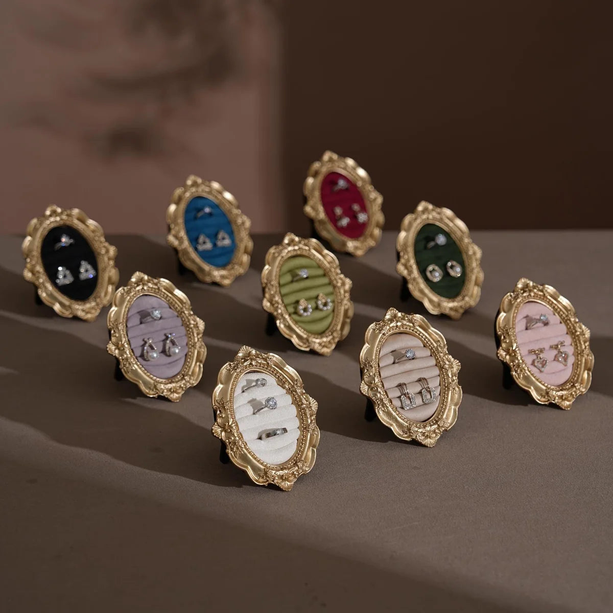 Rococo Vintage Earring and Ring Displays