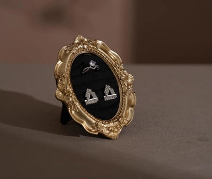 Rococo Style Vintage Earring and Ring Display