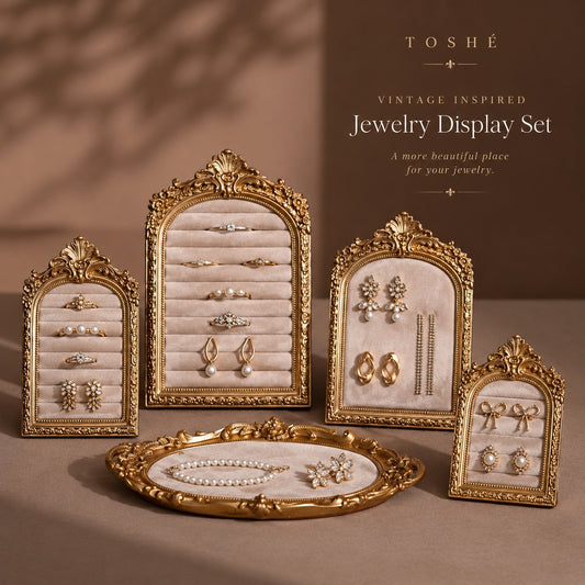 vintage baroque jewlery display set